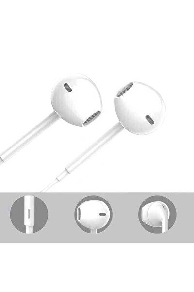 Başkenttekno iPhone 7-8-8 Plus-X-Xs Max-11-12-13-14 Pro Max Uyumlu Lightning Kulaklık
