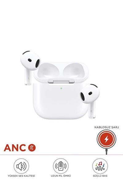 Başkenttekno GO2 Kulak İçi Anc Beyaz Bluetooth Kulaklık