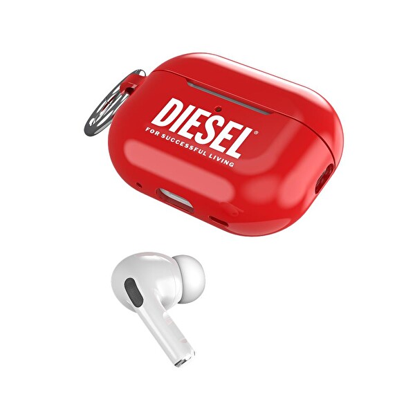 Diesel AirPods Pro- Pro 2 İçin Biscotto Kılıf - Kırmızı