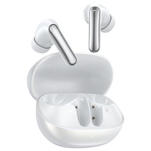 Qcy Melobuds N20 6.0 50 dB ANC 4 Mics. Çift Cihaz 40 Saat Dinleme Bluetooth Kulaklık Beyaz