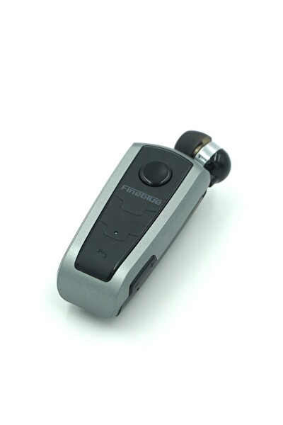 Fineblue F910 Bluetooth Makaralı Titreşimli Kulak İçi Bluetooth Kulaklık Gri