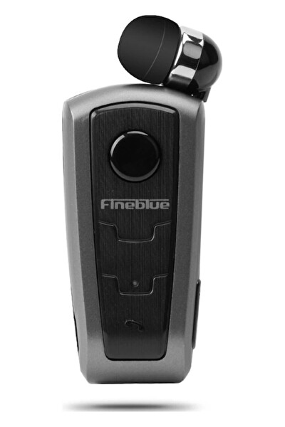 Fineblue F910 Bluetooth Makaralı Titreşimli Kulak İçi Bluetooth Kulaklık Gri