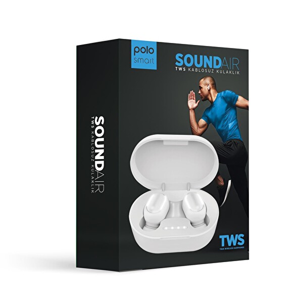 Polosmart FS45 Pro Soundair Kulakiçi Kablosuz TWS Kulaklık Beyaz