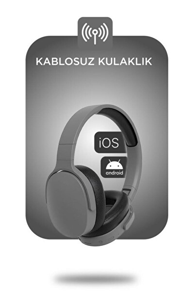 Başkenttekno P2961 Kulak Üstü Kablosuz Bluetooth Kulaklık Siyah