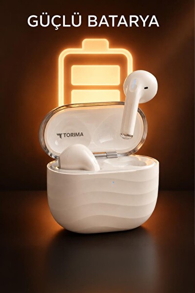 Torima G04 Kulak İçi Kablosuz Bluetooth Kulaklık Bej 2