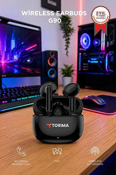 Torima G90 Kulak İçi Kablosuz Bluetooth Kulaklık Siyah