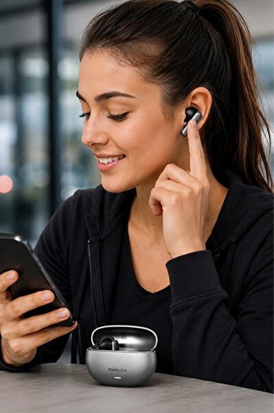 Lenovo Thinkplus LP51 Pro Gri Akıllı Anc Tws 5.4 Kulak İçi Bluetooth Kulaklık