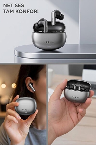 Lenovo Thinkplus LP51 Pro Gri Akıllı Anc Tws 5.4 Kulak İçi Bluetooth Kulaklık