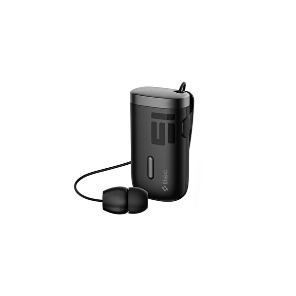 Ttec 2KM174S Macaron Makaralı Kulak İçi Siyah Bluetooth Kulaklık