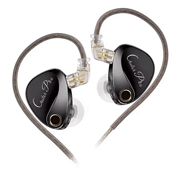 KZ Castor Pro Bass-Enhanced Harman Target Çift Sürücülü Hi-Fi IEM Kulak İçi Kulaklık Siyah - Mikrofonsuz