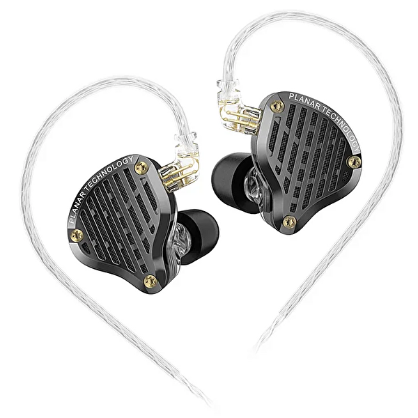 KZ PR3 Planar Sürücü Hi-Fi IEM Monitör Mikrofonsuz Kulak İçi Kulaklık Siyah