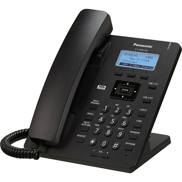 Panasonic KX-HDV130 Siyah IP/SIP Siyah Telefon