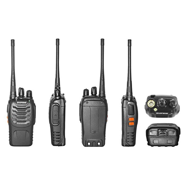 Valkyrie BF888S 5 W VOX UHF/VHF CTCSS/DCS 2'li El Telsiz Seti