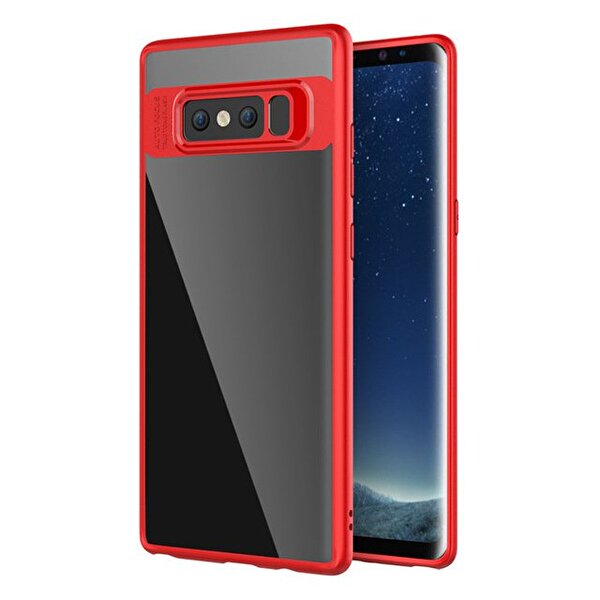 Teleplus Samsung Note 8 Sert Kapak  Kırmızı