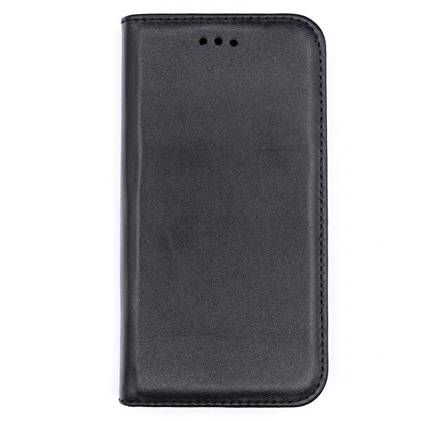 Teleplus iPhone 12 Pro Max Eskitme Deri Kartlıklı Cüzdan Siyah Kılıf