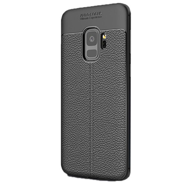 Gpack Samsung Galaxy S9 Niss Silikon Arka Koruma Siyah Kılıf