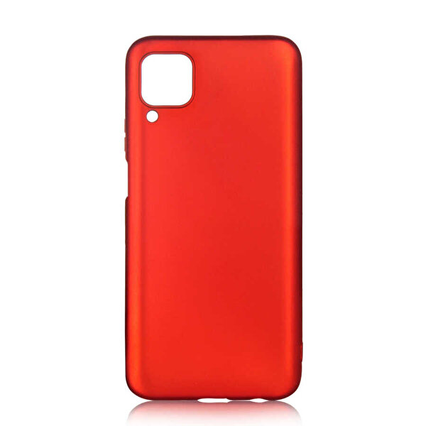 Gpack Samsung Galaxy M32 4G Kılıf Renkli Korumalı Premier Mat Silikon Kırmızı
