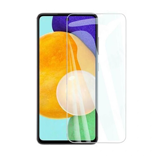 Samsung Galaxy M52 5g Kılıf Mat Biye Silikon Bodro + Nano Ekran Koruyucu