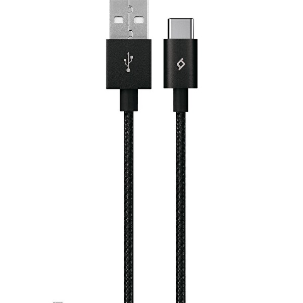 Ttec 2DK18S Alumicable 120 CM Siyah Type-C Usb Şarj Ve Data Kablosu