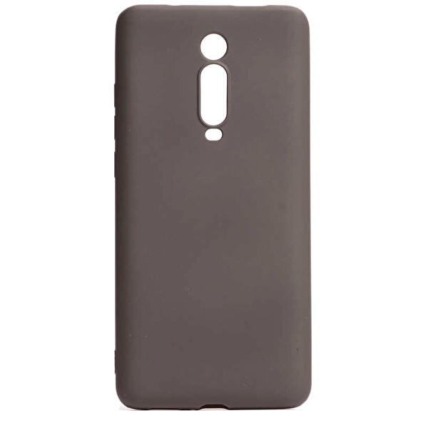 Xiaomi Redmi K20 Kılıf Lüks Mat Silikon Siyah
