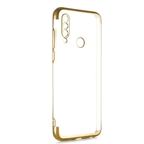 Gpack Meizu M10 Kılıf Colored Silikon Renkli Koruma Gold