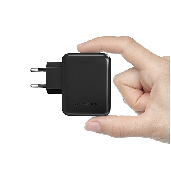 Ravpower RP-PC001 17 W Çift Usb Portlu Siyah Hızlı Şarj Aleti