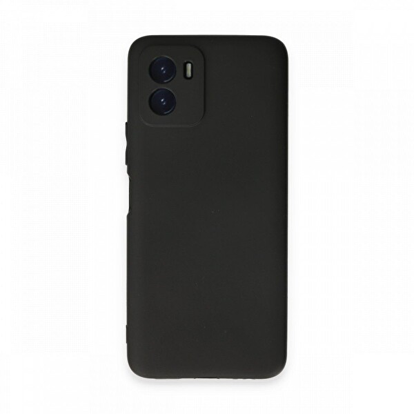Vi̇vo Y15s Kılıf Kamera Korumalı Matte Silikon Siyah