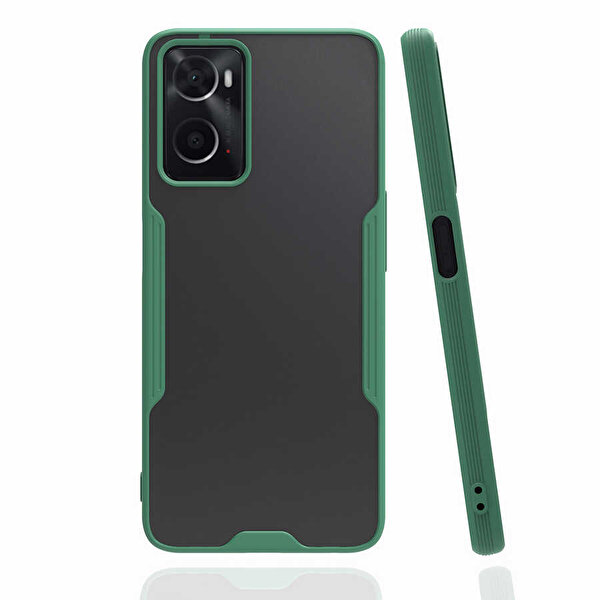 Teleplus Oppo A36 Kılıf Parfe Renkli Silikon Yeşil