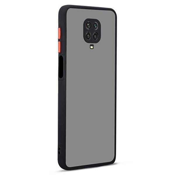 Gpack Xiaomi Redmi Note 9 Pro Kılıf Hux Kamera Korumalı Silikon Siyah