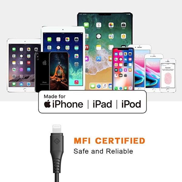 Novoo Type-C iPhone Lightning Hızlı Şarj Kablosu