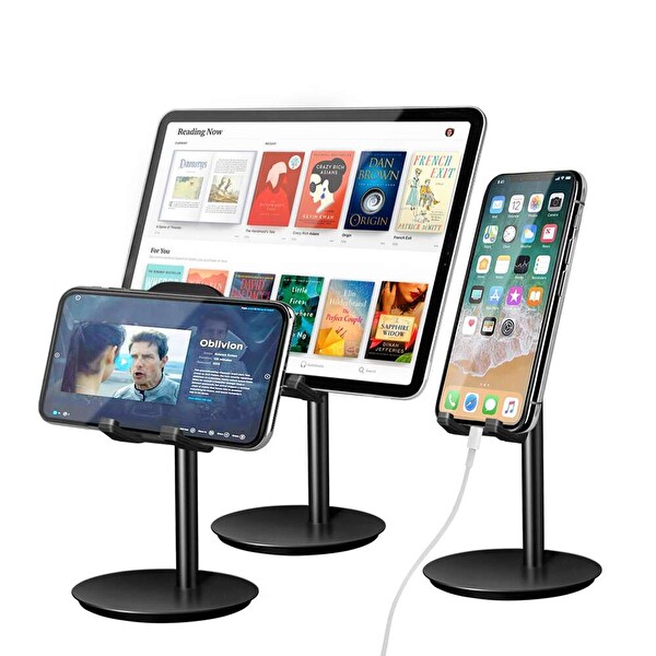 Bix Saiji S1 Plus Masaüstü Ayarlanabilir Siyah Tablet ve Telefon Tutucu