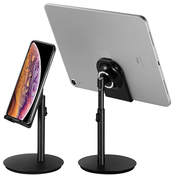 Bix Saiji S1 Plus Masaüstü Ayarlanabilir Siyah Tablet ve Telefon Tutucu