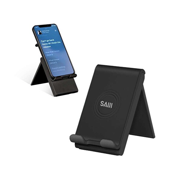 Bix Saiji S0 Ayarlanabilir Stand Siyah Telefon Tutucu