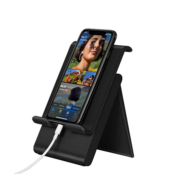 Bix Saiji S0 Ayarlanabilir Stand Siyah Telefon Tutucu