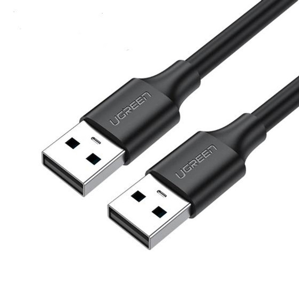 Ugreen USB To USB 50 CM Siyah Data Ve Şarj Kablosu