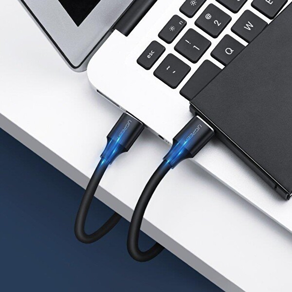 Ugreen USB To USB 2 Metre Siyah Data Ve Şarj Kablosu