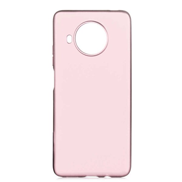 Gpack Xiaomi Redmi Note 9 Pro 5G Premier Silikon Mat Koruma Bronz Kılıf PB10439