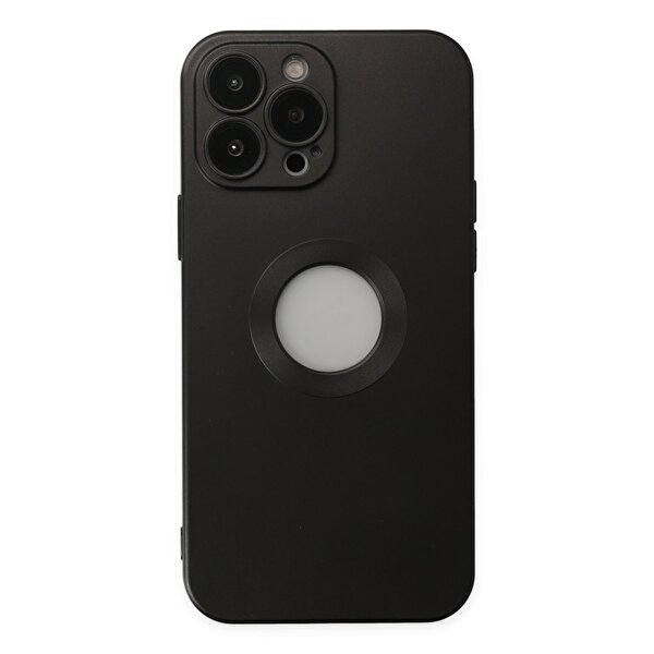 Teleplus Apple iPhone 13 Pro Max Vamos Kamera Korumalı Slim Silikon Siyah Kılıf
