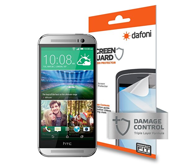 Dafoni HTC One M8 Darbe Emici Ekran Koruyucu OH7234
