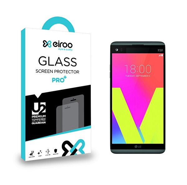 Eiroo LG V20 Tempered Glass Cam Ekran Koruyucu