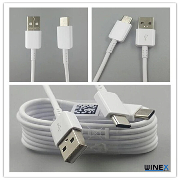 Winex DG970BBE USB-A To Type-C Beyaz Data ve Şarj Kablosu