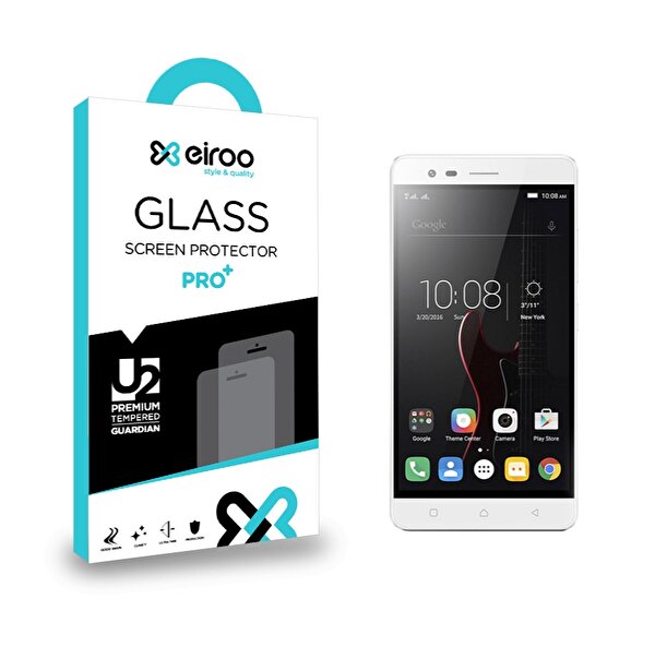 Eiroo Lenovo Vibe K5 Note Tempered Glass Cam Ekran Koruyucu