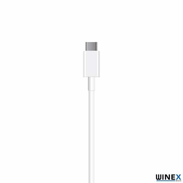 Winex SX251M 3A 45W Type-C To Lightning 1 Metre Beyaz Data Ve Hızlı Şarj Kablosu
