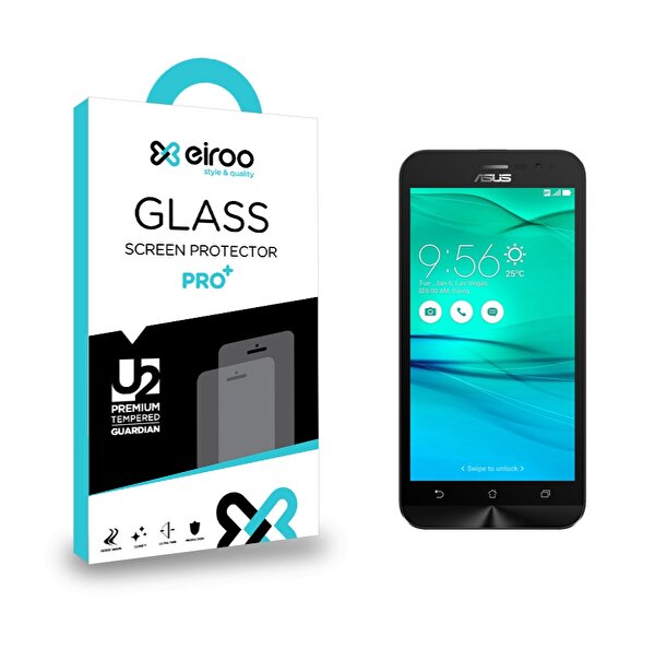 Eiroo Asus Zenfone Go 2 ZB500KL Tempered Glass Cam Ekran Koruyucu