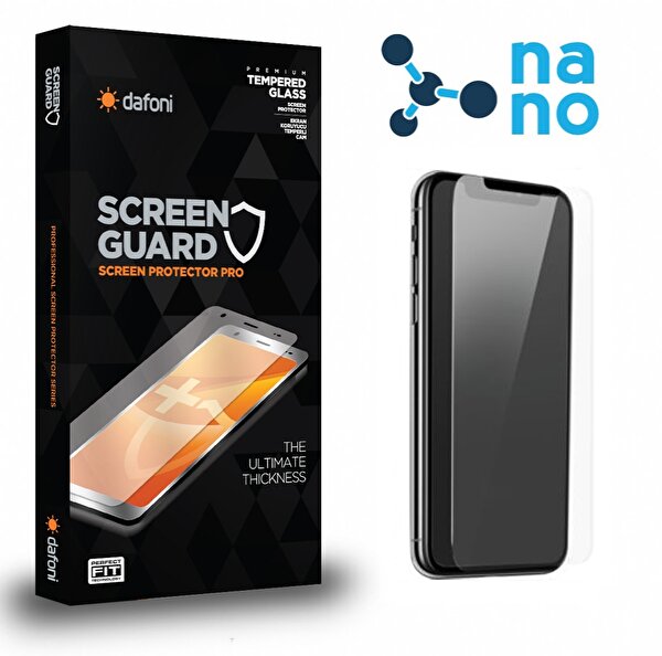 Dafoni iPhone XR Nano Premium Mat Ekran Koruyucu
