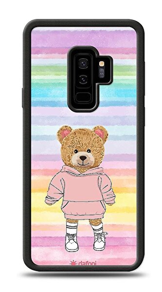 Dafoni Art Samsung Galaxy S9 Plus Chic Teddy Bear Kılıf