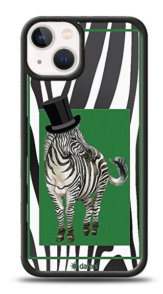 Dafoni Art iPhone 13 Mini Zebra Pattern Kılıf