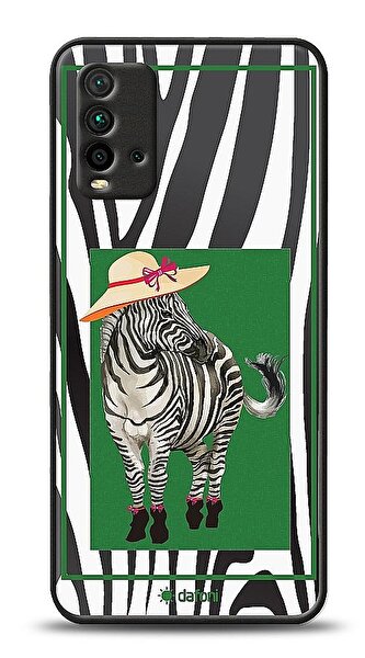 Dafoni Art Xiaomi Redmi 9T Fancy Zebra Kılıf OH7112