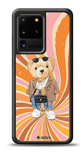 Dafoni Art Samsung Galaxy S20 Ultra Bear Effect Kılıf