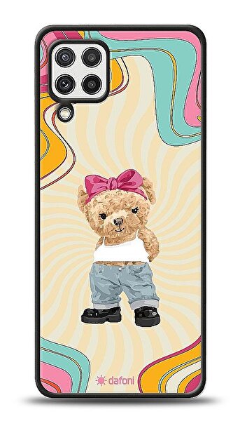Dafoni Art Samsung Galaxy A22 4G Fashion Icon Bear Kılıf